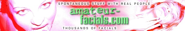 Teen amateur cum shot facials