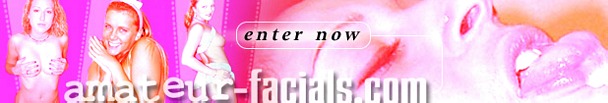 Teen amateur cum shot facials