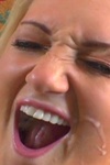 Bigtit blonde takes a cum shot into her mouth
