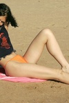 Virgin teen flashing her hot petite body outdoors