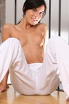 Terry stretches her hot body and gets naked